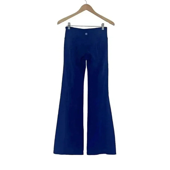 Athleta Dark Midrise Blue Flared Leggings Women's Size S - Picture 4 of 10